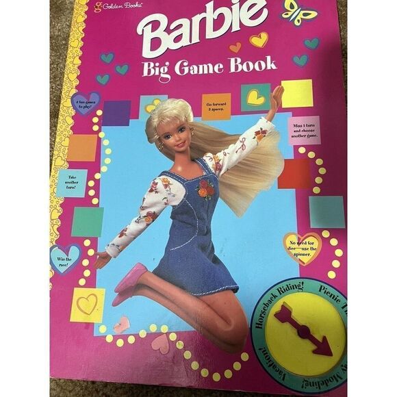 Rare Vintage Barbie Big Game Book 1997 by Golden Books - Picture 7 of 10